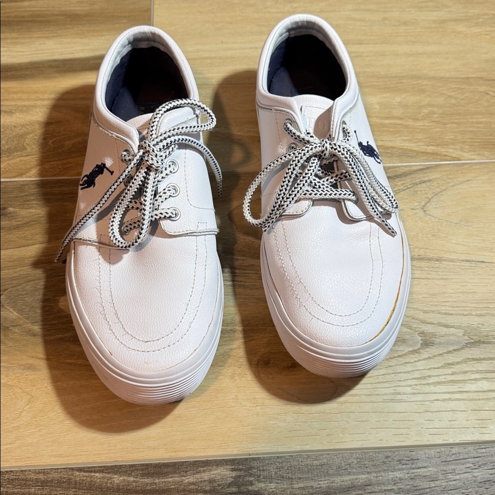 Polo Ralph Lauren Faxon Low Sneakers – White – Men’s Size 10.5 D